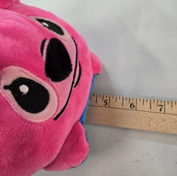 NWOT Reversible Stitch Plush Toy Mood Toy Double Sided Flip Reversable - Picture 6 of 6